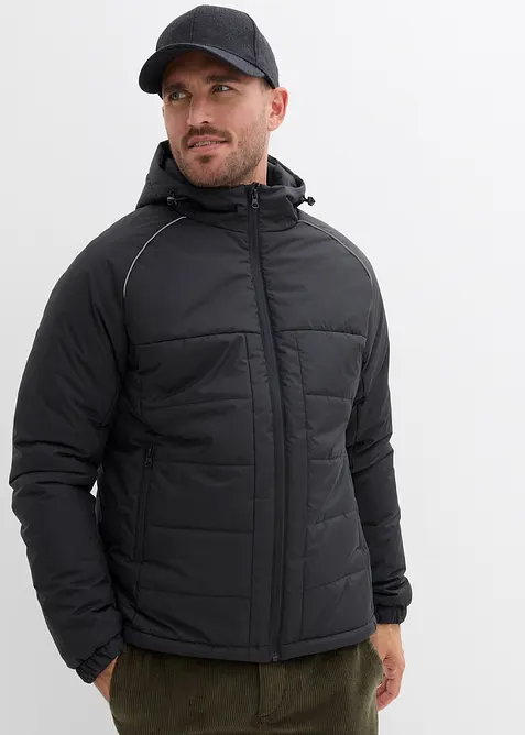 Giacca trapuntata imbottita con cappuccio, bonprix