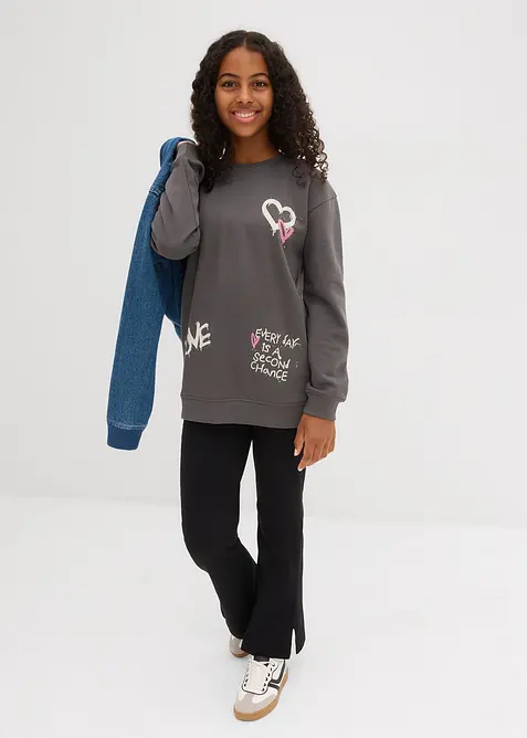 Felpa in puro cotone biologico, bonprix