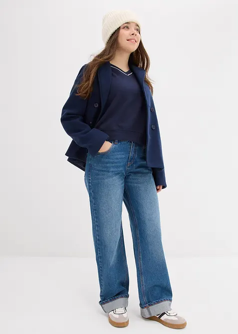 Felpa in puro cotone biologico, bonprix