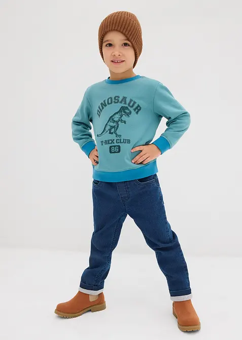 Felpa in morbido misto cotone, bonprix