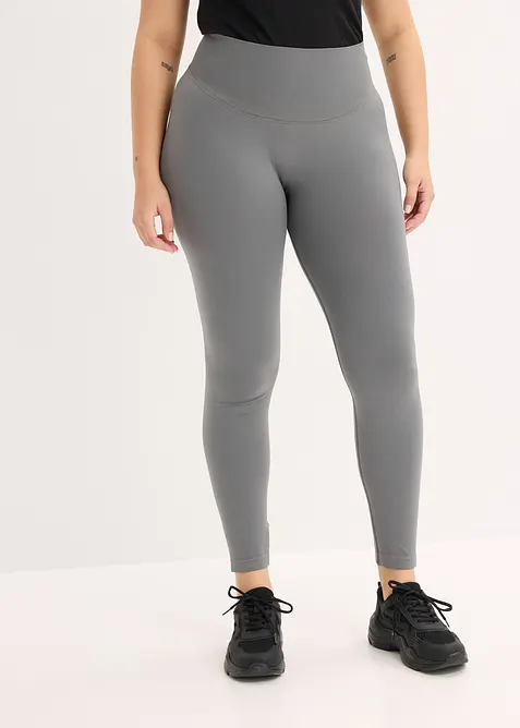 Leggings sportivi senza cuciture, arricciati dietro, bonprix