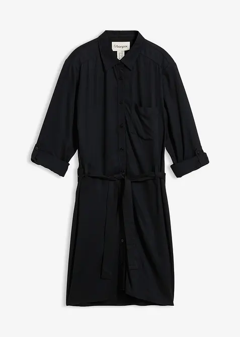 Abito chemisier in viscosa fluente, bonprix