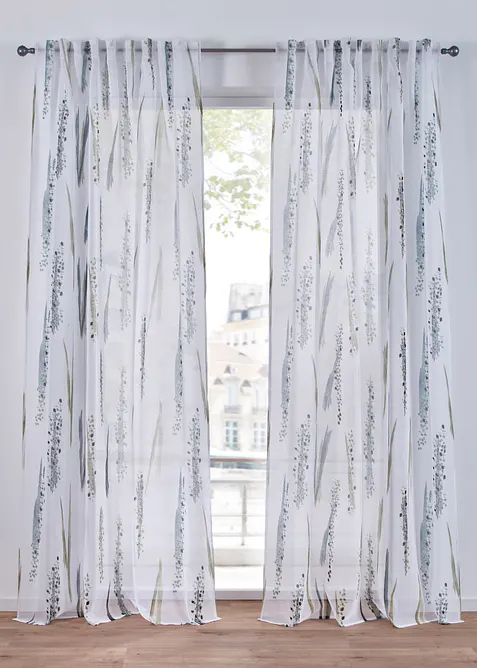 Tenda trasparente con poliestere riciclato (pacco da 1), bonprix