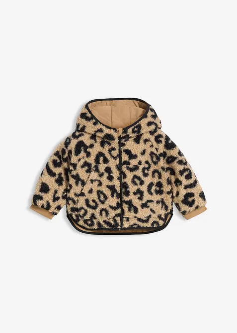 Giacca reversibile 2 in 1 in pile teddy, bonprix