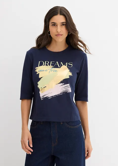 T-shirt in puro cotone biologico, bonprix