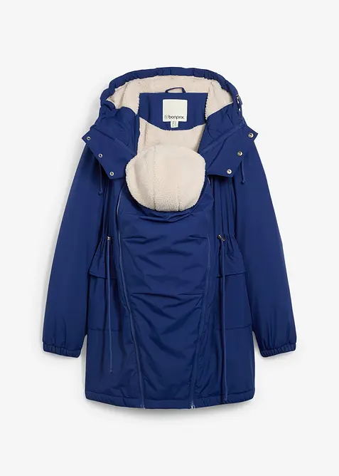 Morbidissima giacca prémaman imbottita con inserto babywearing, bonprix