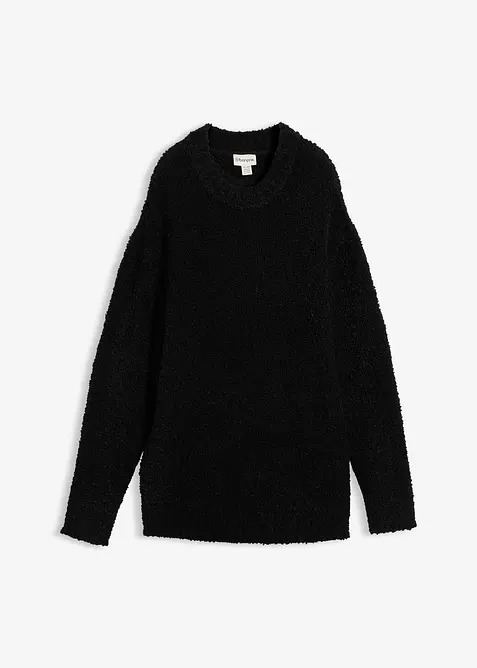 Maglione oversize in filato morbido, bonprix