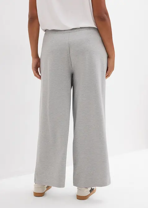 Pantaloni morbidi a gamba larga in misto viscosa, bonprix