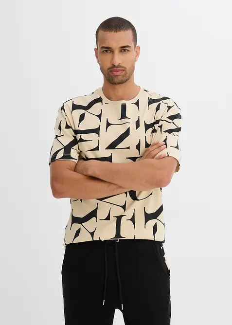 T-shirt in puro cotone biologico pesante, bonprix