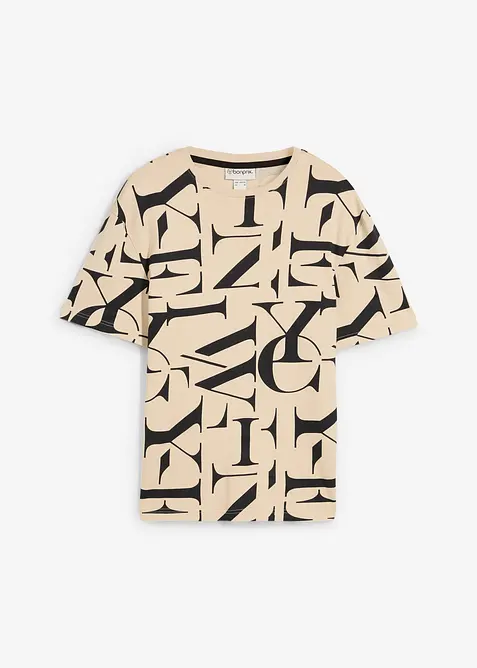 T-shirt in puro cotone biologico pesante, bonprix