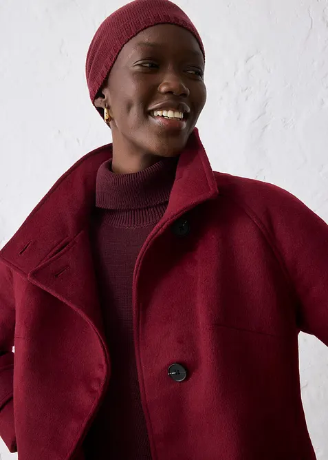 Beanie in filato fine con lana merino, bonprix