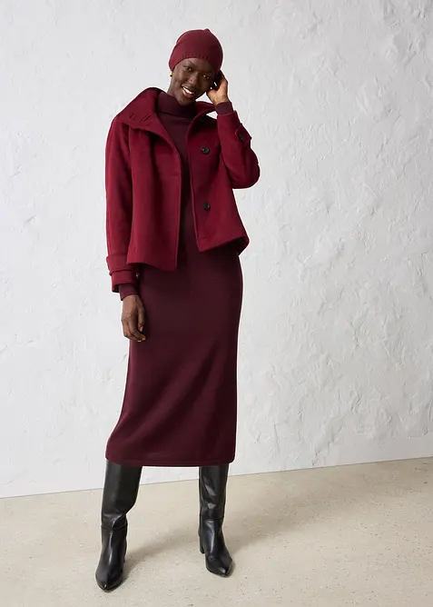 Beanie in filato fine con lana merino, bonprix