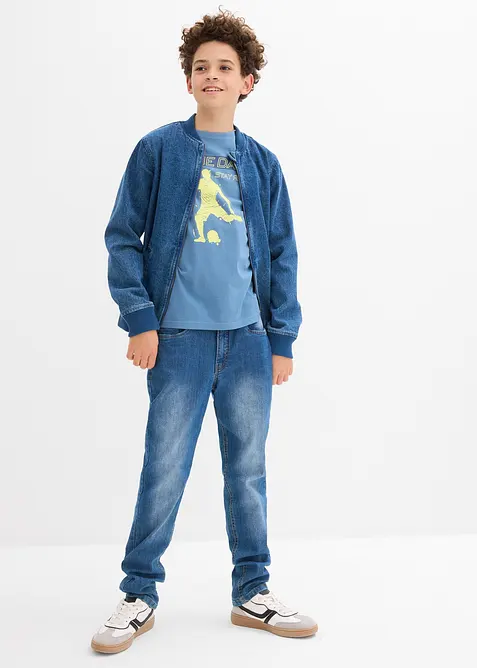 Maglia a maniche lunghe in puro cotone biologico, bonprix