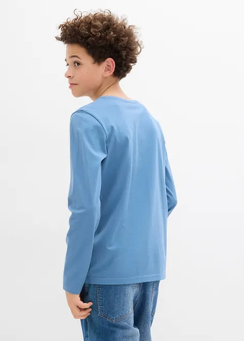 Maglia a maniche lunghe in puro cotone biologico, bonprix