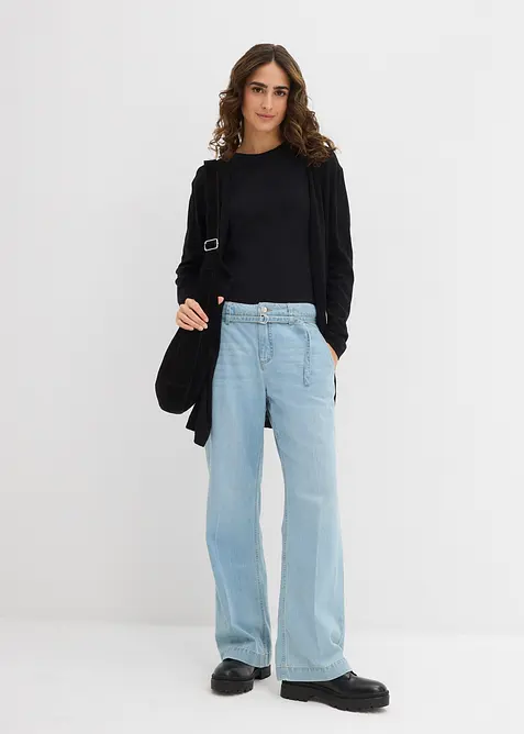 Cardigan lungo aperto, bonprix