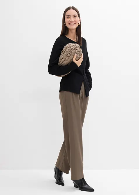 Cardigan sfiancato in misto viscosa, bonprix