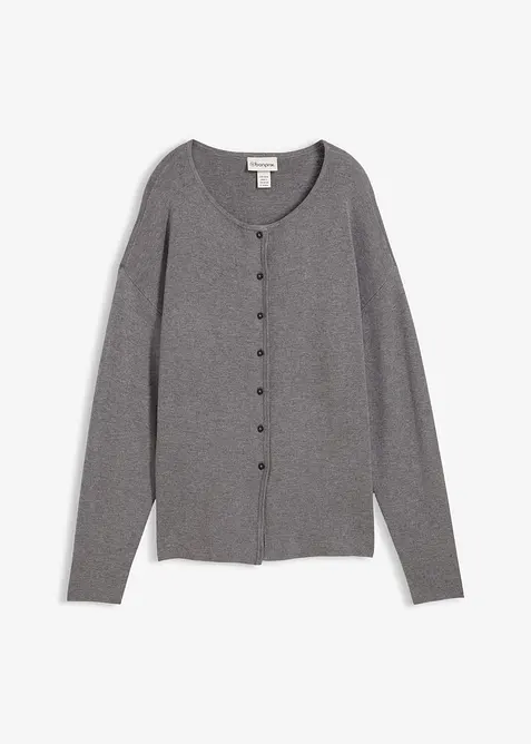 Cardigan sfiancato in misto viscosa, bonprix