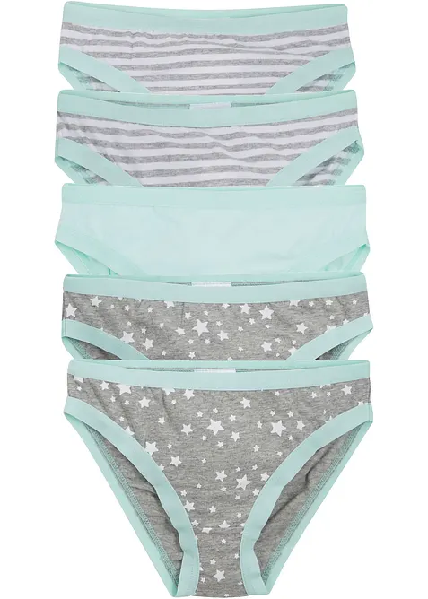 Slip con morbido cotone (pacco da 5), bonprix