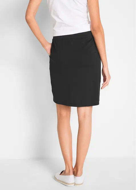 Gonna elasticizzata in cotone biologico, bonprix