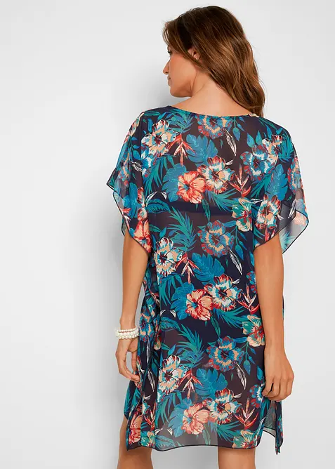 Tunica copricostume lunga in chiffon leggero, bonprix