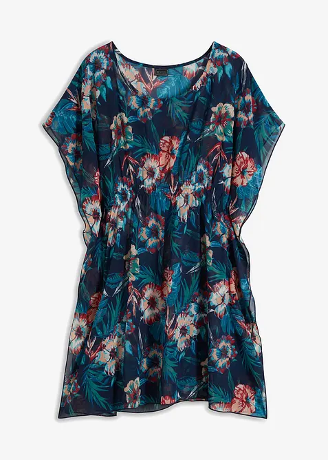 Tunica copricostume lunga in chiffon leggero, bonprix