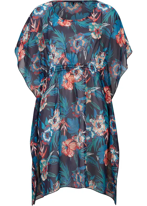 Tunica copricostume lunga in chiffon leggero, bonprix