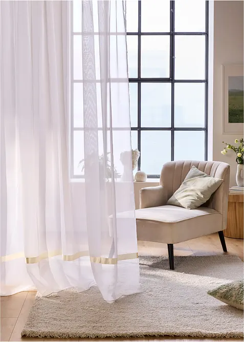 Tenda con nastro in satin, bonprix