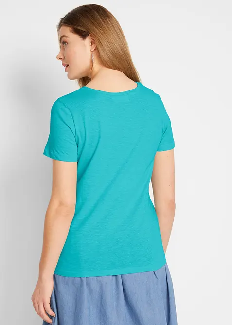 T-shirt in puro cotone, bonprix