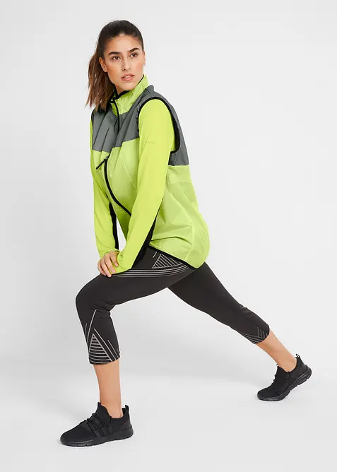 Leggings sportivi a pinocchietto con taschina, bonprix