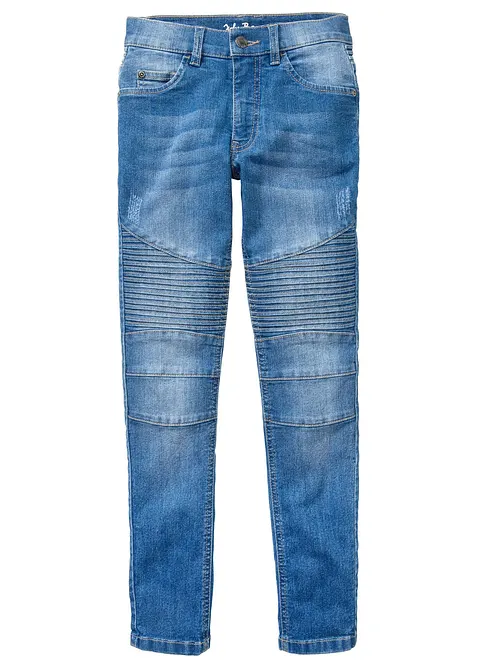 Jeans skinny elasticizzati con vita regolabile, straight, bonprix