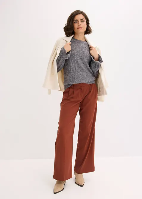 Maglione traforato, bonprix