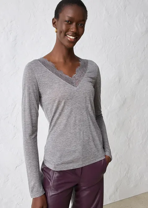 Maglia in misto lana, bonprix