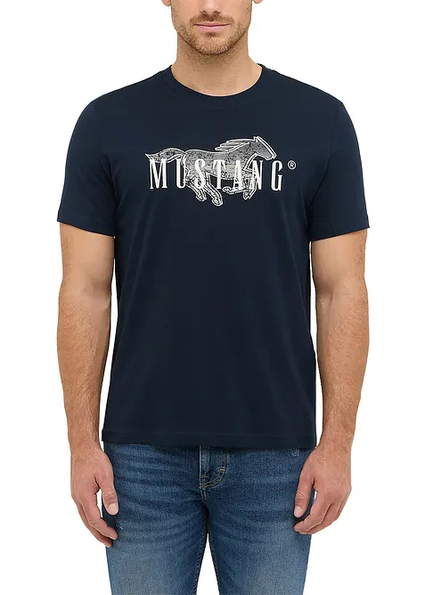 T-shirt Mustang Austin in puro cotone, Mustang Jeans