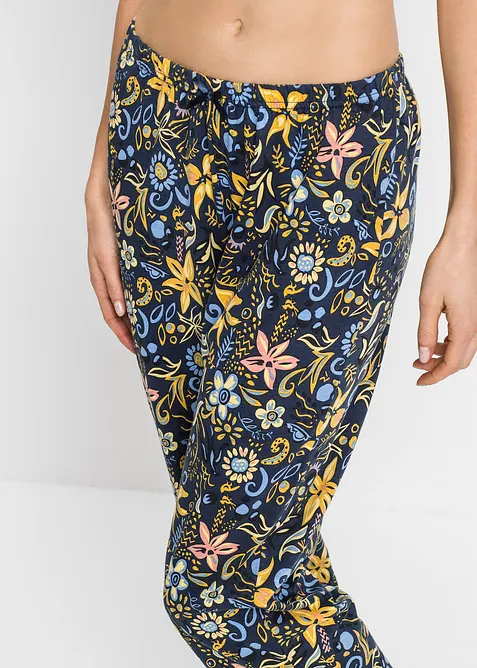 Pigiama corto a maniche corte in puro cotone, bonprix