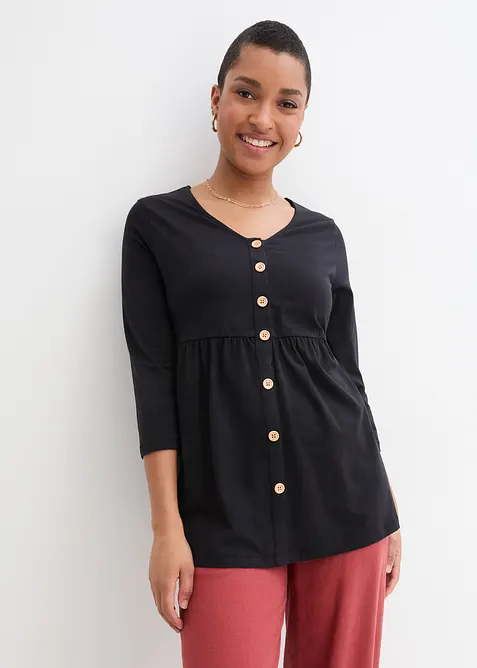 Maglia pr&eacute;maman / da allattamento in cotone biologico, bonprix