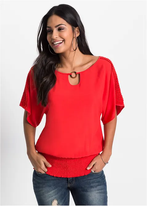 Blusa in pura viscosa, bonprix