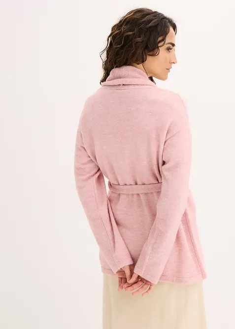 Cardigan in filato peloso morbido, bonprix
