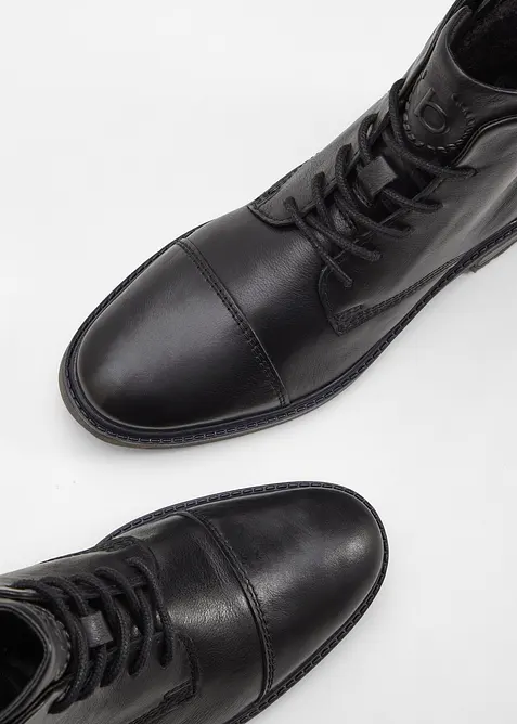 Stivaletti stringati bugatti in pelle, Bugatti