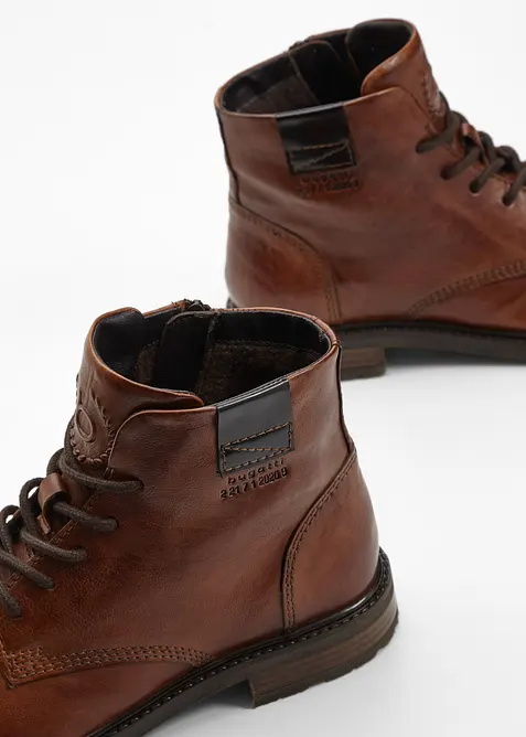 Stivaletti stringati bugatti in pelle, Bugatti