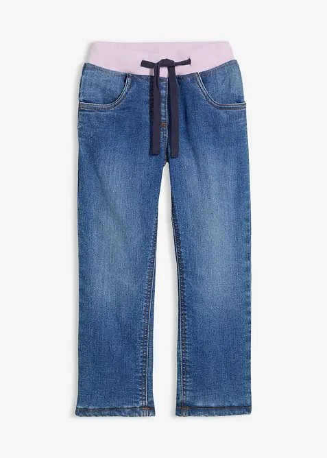 Jeans termici comodi con fodera in pile, bonprix