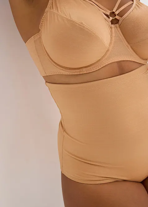 Guaina contenitiva in materiale lucido con effetto modellante medio, bonprix