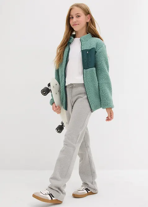 Pantaloni da jogging in puro cotone biologico (pacco da 2), bonprix