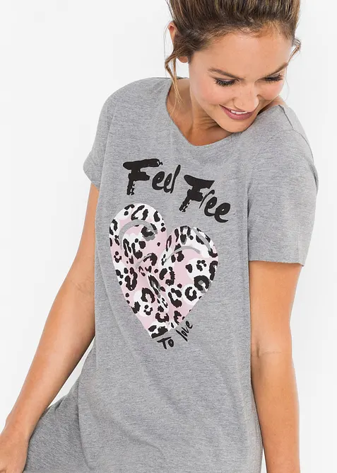 Camicia da notte corta, bonprix