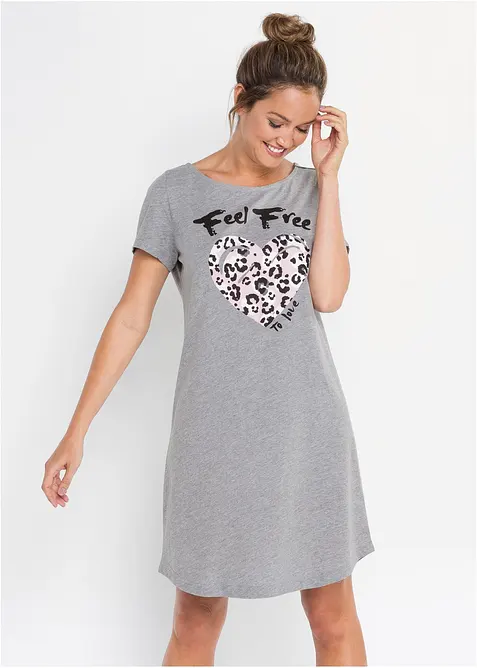 Camicia da notte corta, bonprix