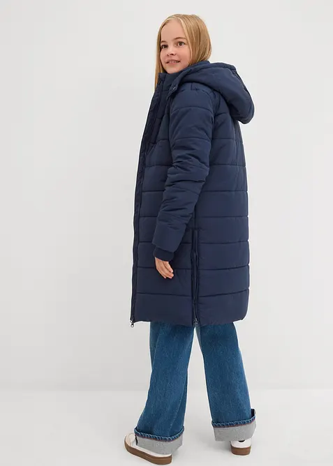 Giubbotto trapuntato con cappuccio rimovibile, bonprix