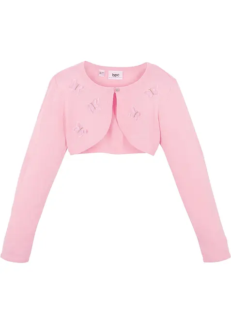 Bolero in maglia con farfalle applicate, bonprix