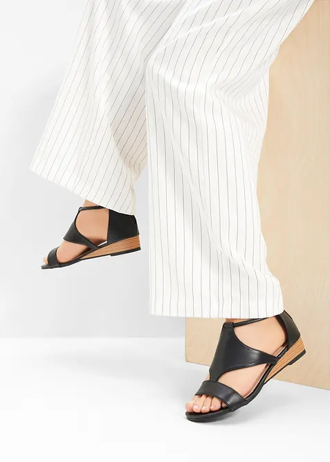 Sandali con zeppa, bonprix