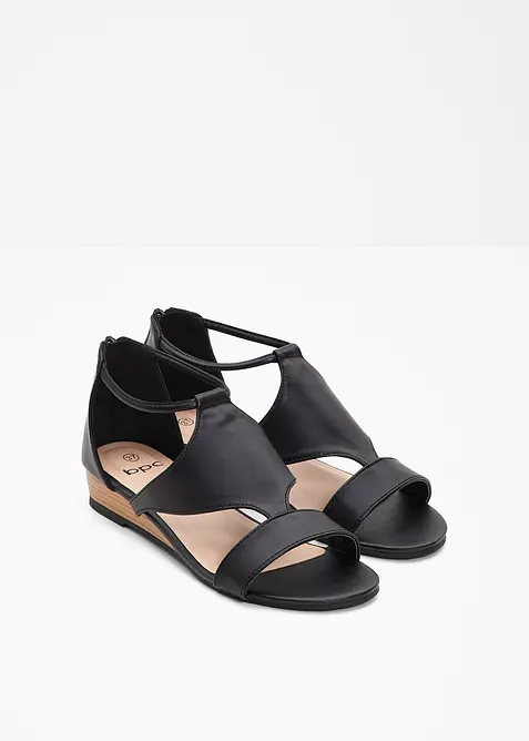 Sandali con zeppa, bonprix