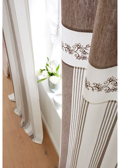 Tenda con fantasia a righe in cotone biologico (pacco da 1), bonprix