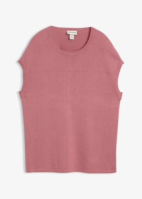 Gilet in morbida maglia misto viscosa, bonprix